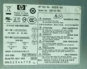 HP Power Supply Unit (PSU) 240W PS-4241-9HA - Image 3