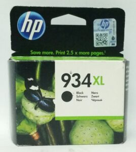 HP Black Ink Cartridge C2P23AE BGX - 934XL - Expiry: Oct 2017 - Image 2