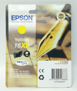 Epson Yellow Ink Cartridge 16XL - Expiry: July 2018 - Image 2
