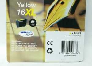 Epson Yellow Ink Cartridge 16XL - Expiry: July 2018 - Image 3