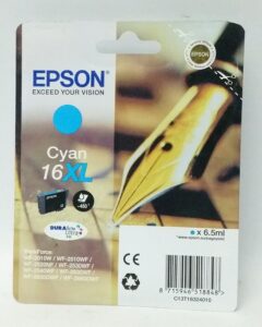 Epson Cyan Ink Cartridge 16XL - Expiry: April 2018