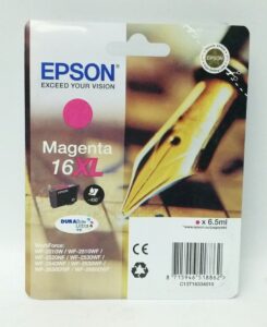 Epson Magenta Ink Cartridge 16XL - Expiry: June 2018 - Image 2