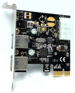 PCI-E Adapter Card 2 Port USB 3.0 Joblot X3