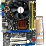 Asus Motherboard Intel Pentium E6500 With I/O Shield P5KPL-AM IN/GB/SI LGA775 DDR2 MICRO ATX