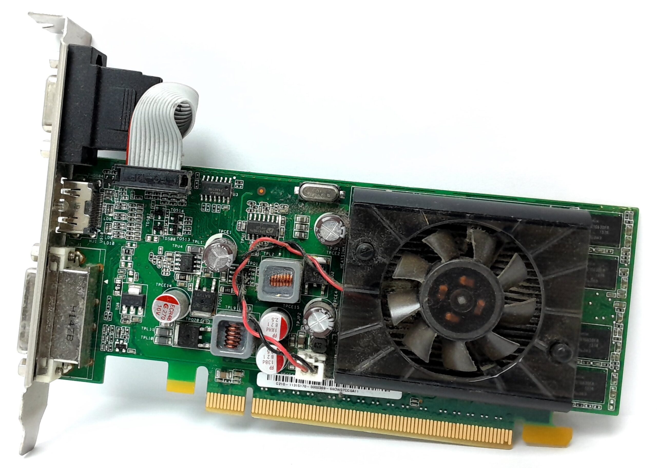 20241229_230150 Nvidia Pegatron Graphic Card G210/D3/DHV/512M/ATX/RM - Joblot x2 - Image 1