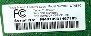 Creatuve Labs PCI Sound Card CT4810 - Image 3