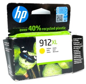 HP Yellow Ink Cartridge 912XL (3YL83AE BGX) - Expiry: Nov 2022 & May 2023 - Joblot x2