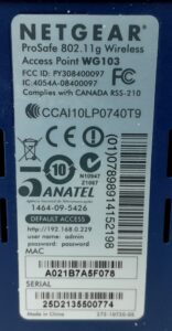 Netgear Wireless Access Point WG103 - Joblot x2 - Image 3