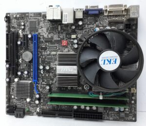 MSI Motherboard Intel Pentium E5700 With I/O Shield G41M-S03 LGA775 DDR3 MICRO ATX
