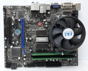 MSI Motherboard Intel Pentium E5700 With I/O Shield G41M-S03 LGA775 DDR3 MICRO ATX - Image 2