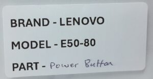 Lenovo E50-80 Laptop Power Button - Image 3