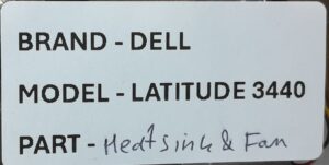 Dell Latitude 3440 Laptop Heat Sink & Fan - Image 3