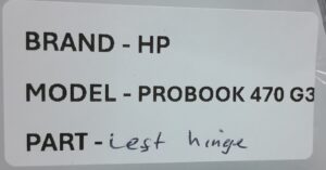 HP Probook 470 G3 Laptop Left Hinge - Image 3