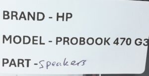 HP Probook 470 G3 Laptop Speakers - Image 3