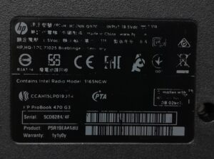 HP Probook 470 G3 Laptop Bottom Case - Image 4