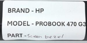 HP Probook 470 G3 Laptop Screen Bezel - Image 3
