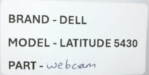 Dell Latitude 5430 Laptop Web Cam - Image 3