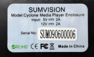 Sumvision Media Player Cyclone Media Player Enclosure - Image 3