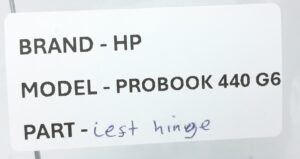HP ProBook 440 G6 Laptop Left Hinge - Image 3
