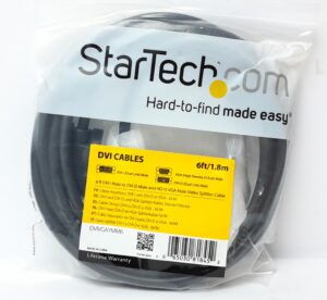 Startech .com DVI Cables DVIVGAYMM6 - Job Lot x8 - Image 2