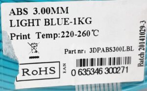3D Prima 3D-Print Filament 3DPABS300LBL - Image 4
