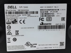 Dell Network Security Firewall Appliance SonicWALL TZ400 (APL28-0B4) - Image 3