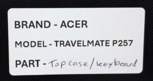 Acer TravelMate P257 Laptop Top Case With Keyboard - Image 3