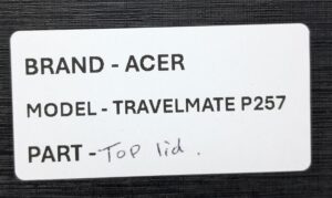 Acer TravelMate P257 Laptop Top Lid - Image 3