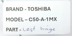 Toshiba Satellite Pro C50-A-1MX Laptop Left Hinge - Image 3