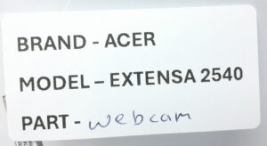 Acer Extensa 2540 Laptop Webcam - Image 3