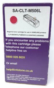 Infotone Magenta Toner Cartridge SA-CLT-M506L - Image 3