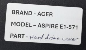 Acer Aspire E1-571 Laptop Hard Drive Cover - Image 3
