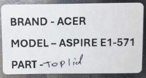 Acer Aspire E1-571 Laptop Top Lid - Image 3