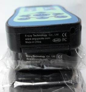 Enjoy Tech RF Clicker Voting Remote Control RF-TRM-V.14 - Joblot x6 - Image 3