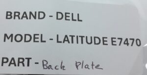 Dell Latitude E7470 Laptop Back Plate - Image 6