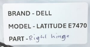 Dell Latitude E7470 Laptop Right Hinge - Image 3