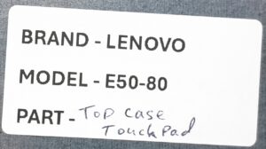 Lenovo E50-80 Laptop Top Case with Touchpad - Image 3