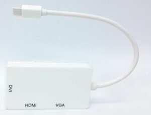 3 in 1 Mini DisplayPort Converter to HDMI DVI VGA HDMI DVI VGA - Joblot x3 - Image 2
