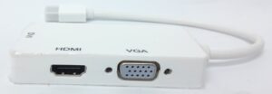3 in 1 Mini DisplayPort Converter to HDMI DVI VGA HDMI DVI VGA - Joblot x3 - Image 4