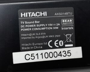 Hitachi TV Sound Bar AXS014BTU - Image 3