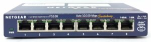 Netgear 8 Port 10/100 Fast Ethernet Switch Prosafe FS108 v2 - Image 2