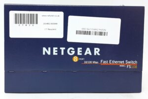 Netgear 8 Port 10/100 Fast Ethernet Switch Prosafe FS108 v2 - Image 5