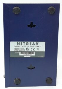 Netgear 8 Port 10/100 Fast Ethernet Switch Prosafe FS108 v2 - Image 4