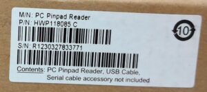 Gemalto PC Pinpad Reader Barclays USB Smart Card Reader Terminal HWP118085C - Image 3