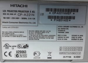 Hitachi HDMI VGA Projector CP-A221N - Image 3
