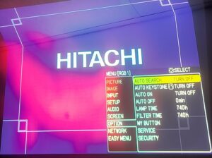Hitachi VGA Projector with 740 Lamp Hours Used CP-X505 - Image 2