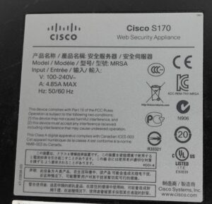 Cisco Web Security Appliance S170 (MRSA) - Image 3