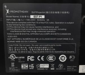 Promethean HDMI VGA Projector EST-P1 - Image 3