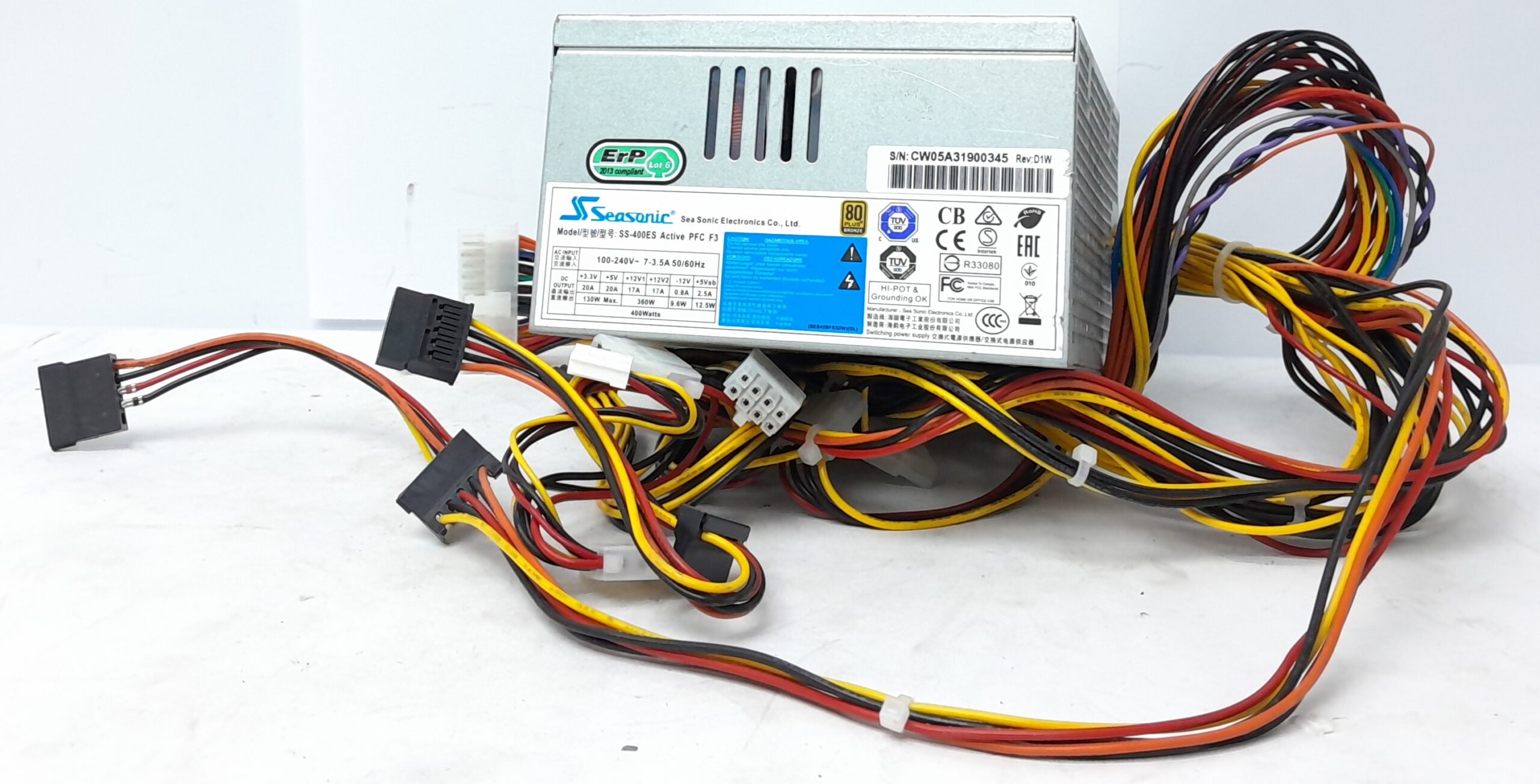 20250210_235346 Seasonic 400W Power Supply Unit SS-400ES - Image 1