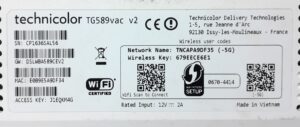 Technicolor Wireless Router TG589vac v2 - Image 3